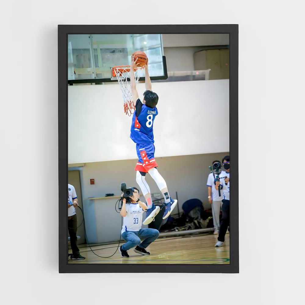 Poster Dunk des Rois – affiche Basketball (vue 2)
